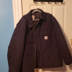 Carhartt Men's Dark Blue Field Jacket Indulated Like New XXL
